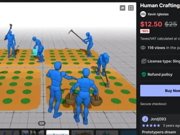 Human Crafting Animations