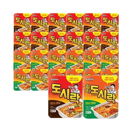 김치도시락 12입 + 도시락 12입 (총 24입) (15,650원/무료)