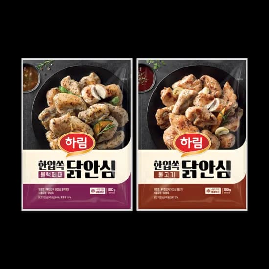 한입쏙 닭안심 800g x 3개패키지 (페이코 17,952원/무료)