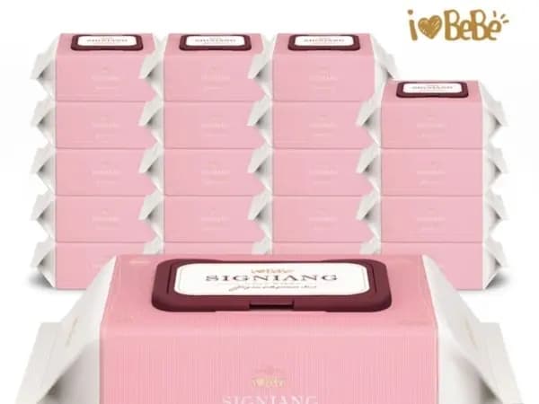 아이러브베베 75평량 물티슈 77매 20팩 (17,550원)