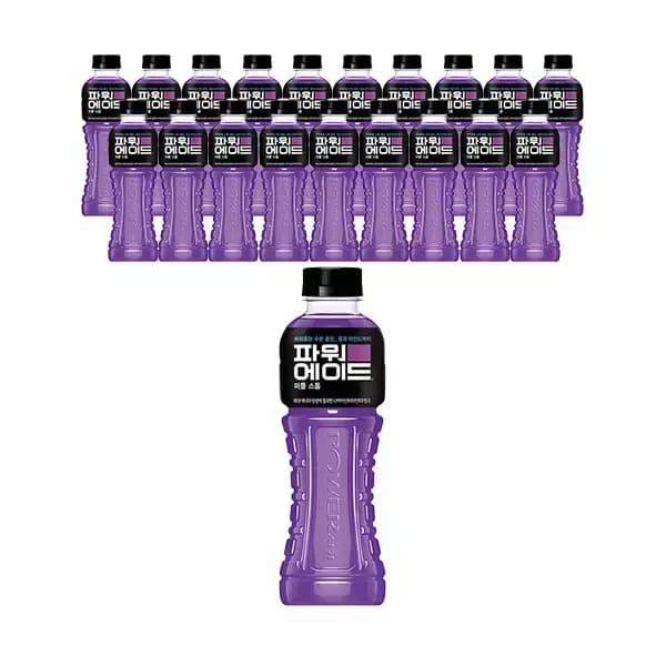 파워에이드 퍼플스톰 600ml 20개