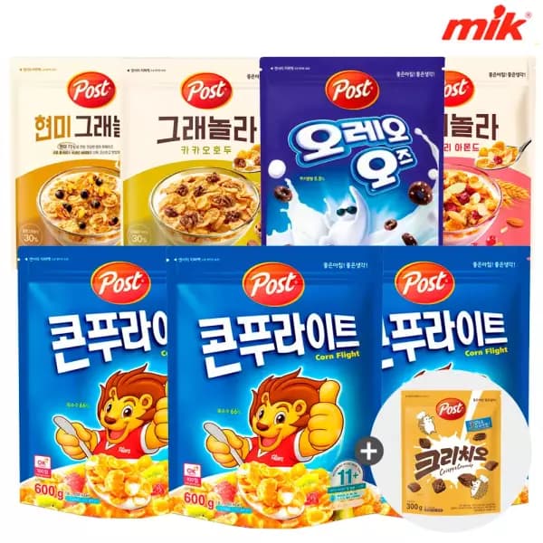 포스트 콘푸라이트 600g 3개 사은품