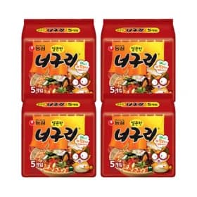 너구리 120g 5입X4개(20개) (15,480원/무료)