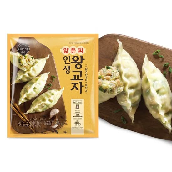 올반키친 얇은피 인생 왕교자 210g 10봉(14,720원)