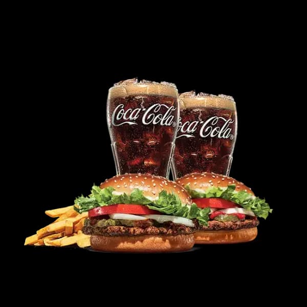 불고기와퍼주니어+와퍼주니어+콜라2개+감튀(7,890원/무료)