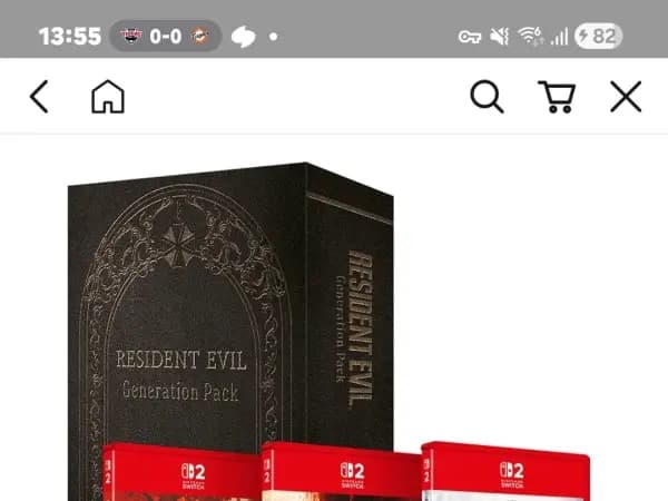 바이오하자드 제너레이션 팩 초회판 (119,800원 / 3,000원)