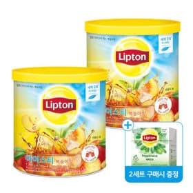 립톤 아이스티 복숭아 1.2kg 2개 (18,960원)