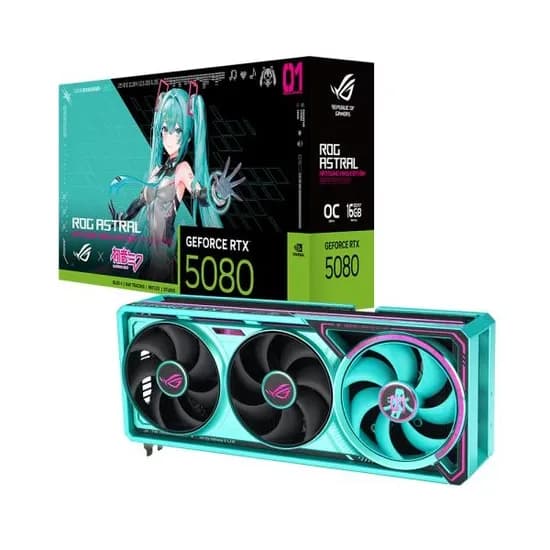 ROG Astral 5080 미쿠에디션 단품 출시[300만/2500원]