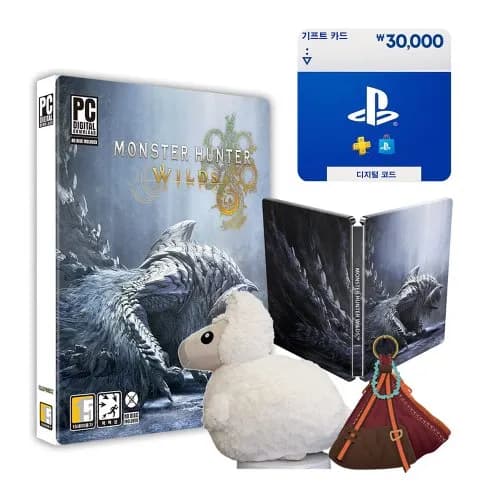 pc 몬스터헌터 와일즈 한정판(psn3만원권 증정) 61,000원