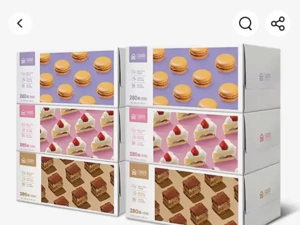 100%천연펄프 숨 베이직 각티슈 280매 6각((3,983원)/무료