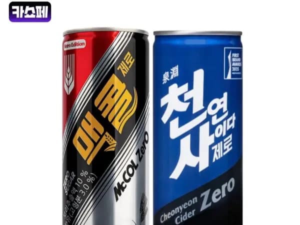 천연사이다 제로 250ml 60캔 (18,900원/무료)