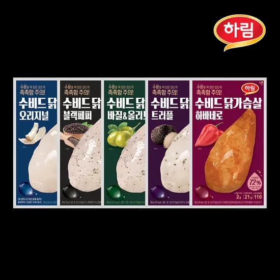 하림 냉장 수비드 닭가슴살 10개(17,610원/무료)