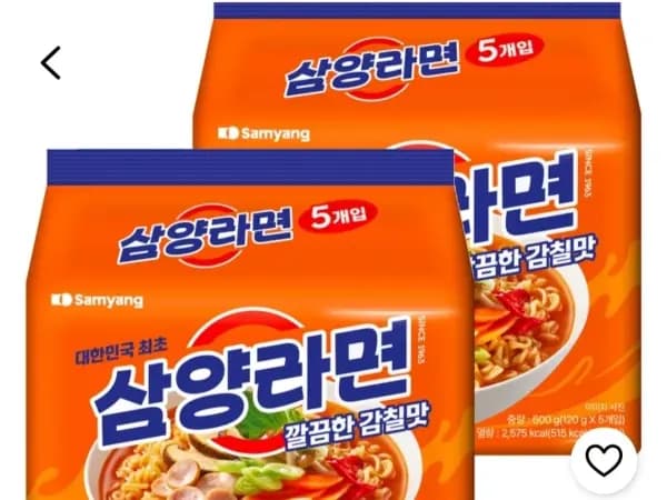 삼양라면 120g 10입 (5,540원/무료)