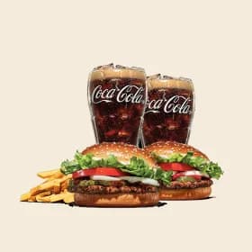 버거킹 불고기와퍼주니어 와퍼주니어 콜라 2개 감자튀김