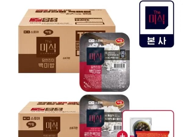 더미식 즉석밥 36개입+훌라면 2봉+미역국 1봉(35,900원/무료)