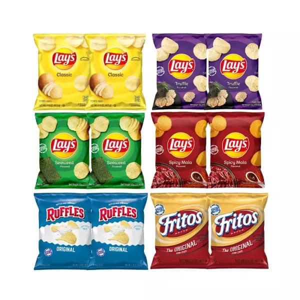 6+6 레이즈&amp;러플스 감자칩(11,590원/무료)