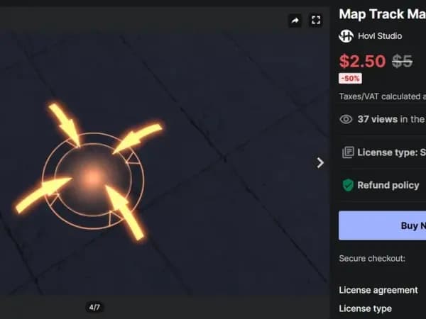 Map Track Markers VFX
