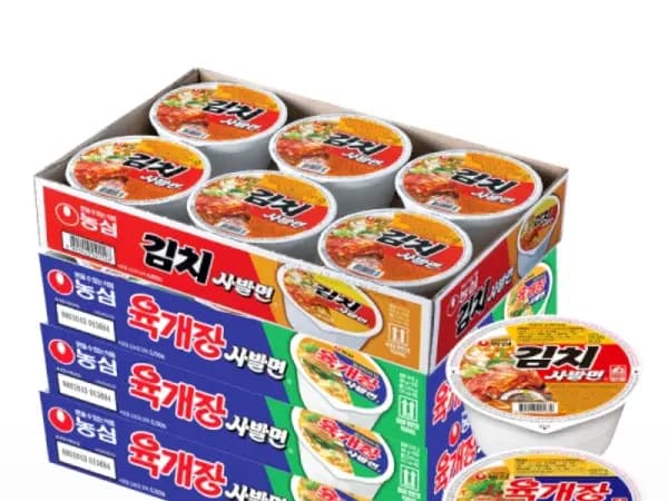 육개장사발면18개 + 김치사발면6개 (16,940원/무료)