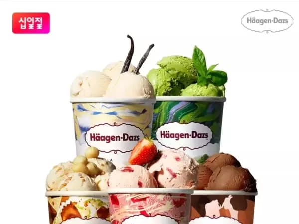 하겐다즈 아이스크림 파인트 3개 21,770원