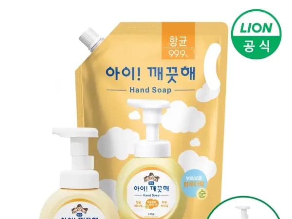 아이깨끗해 핸드워시 리필 1.8L+용기 250ml+공용기 9,918원