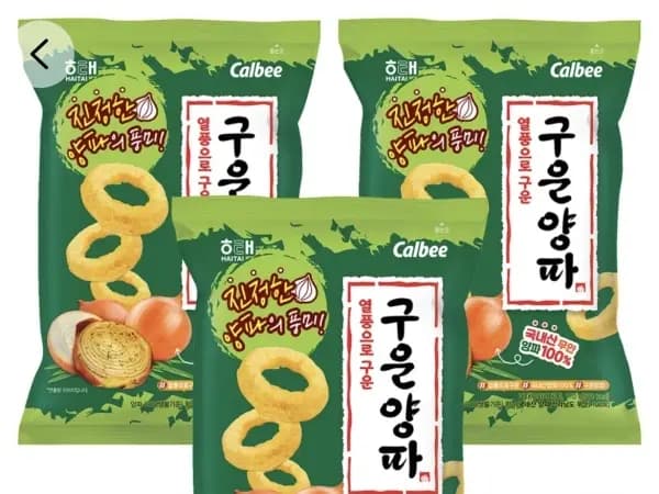 해태제과 구운 양파 110g 3개 (3,720원/무료)