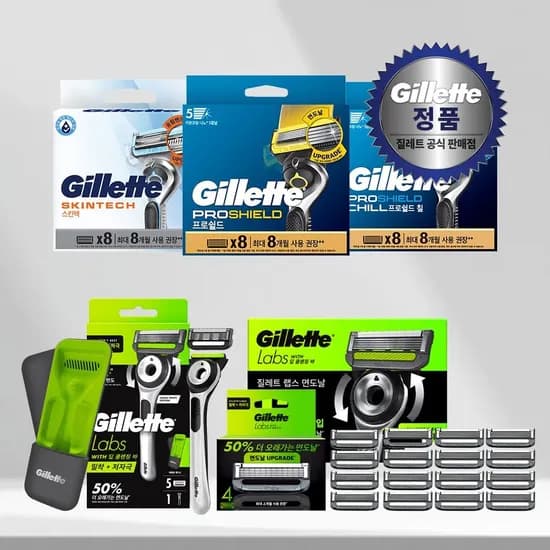 질레트 면도날 8입+랩스 베스트 상품 모음전 (28,360원~/무료)