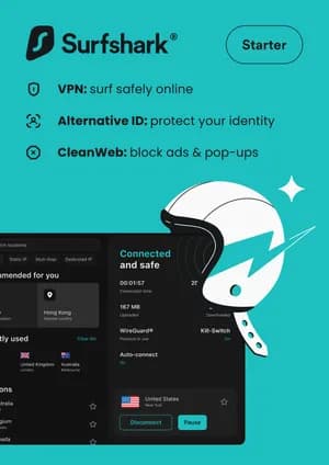 Surfshark VPN 2개월 52원 (수수료 포함 약 740원)