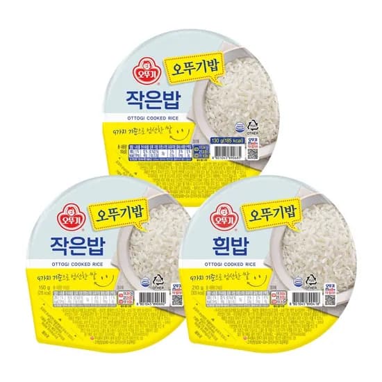 오뚜기밥 210g 36개 (페이26,890원)