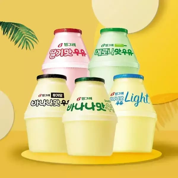 빙그레 단지우유 240ml 혼합 12개 (14,940원)