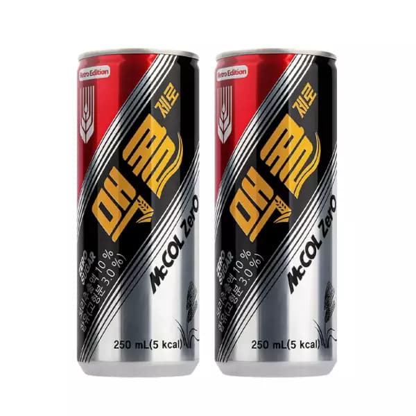 맥콜 제로 250ml*30캔 (11,890원/무료)