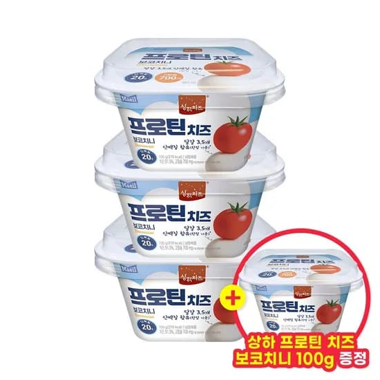 상하치즈 프로틴치즈 보코치니 100g 4개