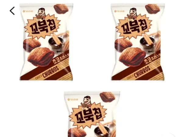 꼬북칩 초코츄러스, 120g, 3개 (4,400원/무료)
