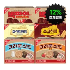 딸기/크림 산도, 초코/화이트 하임, 빅파이 216g 2개 외 다양