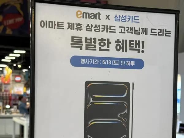 아이패드 프로 M4 40% 할인 외 다양, 수량 10개, 10kg
