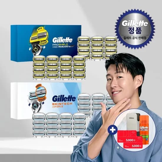 질레트 스킨텍 면도날 28입+사은품(77,950원/무료)