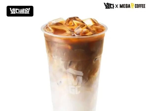 카페라떼 1잔 2,070원 네이버멤버십 무료