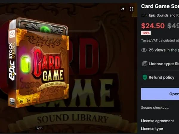 (무료) Card Game Sounds