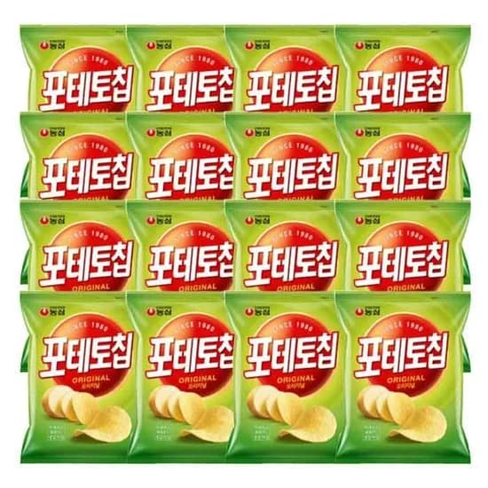 농심 포테토칩 16봉세트 (13,890원/무료)