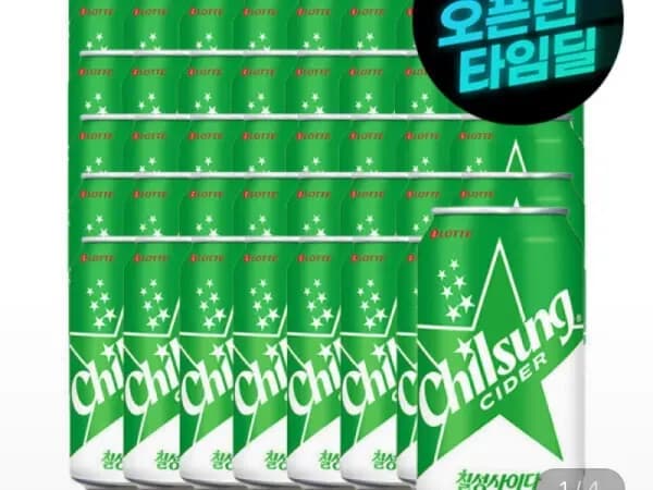 칠성사이다 350ml 48캔 (2박스) (23,900원/무료)