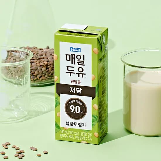 매일두유 렌틸콩 저당두유 190ml 24팩 (13,520원/무료)