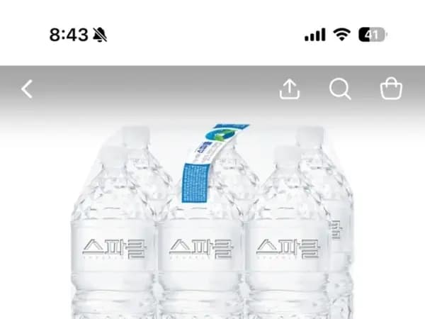 스파클 2L 24병 7,200원