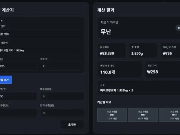 비비고 왕교자 1.925kg×2
