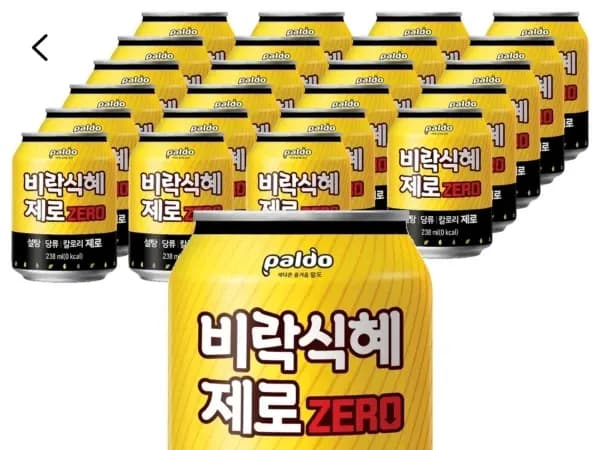팔도 비락식혜 제로 238ml 24캔 (11,800원/무료)