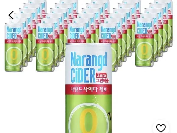 나랑드 제로 그린애플 245ml 30개