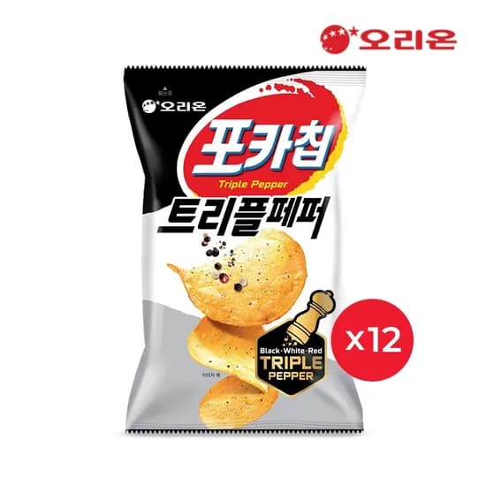 햇감자 오리온 포카칩 트리플페퍼 60g 12개 토스11,970원