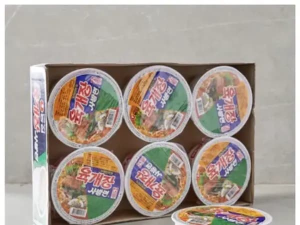 육개장사발면 6개 3,900원