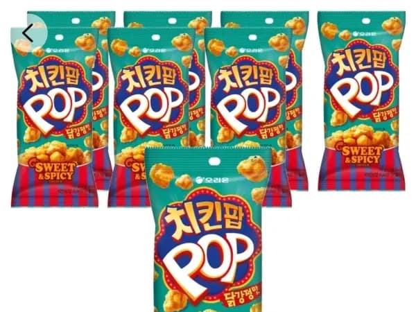 오리온 치킨팝 닭강정맛 65g 8개