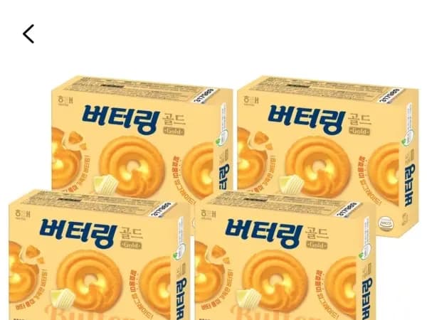 해태제과 버터링 골드 194g 4개 8,070원