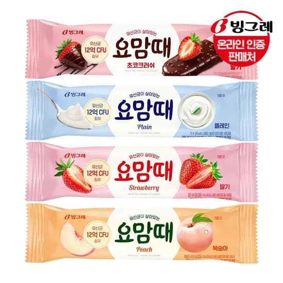 빙그레 요맘때 바 4종 40개