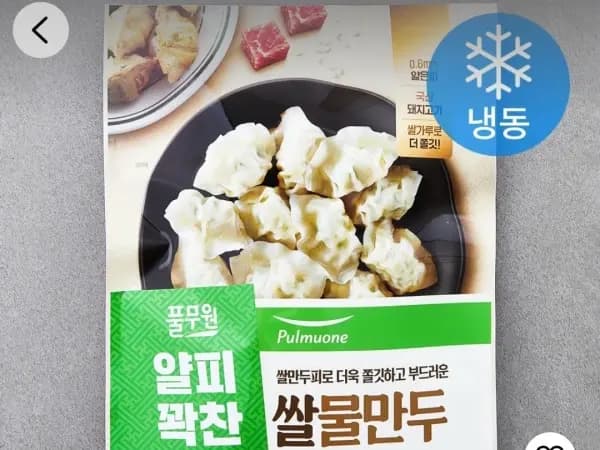 풀무원 얄피꽉찬 쌀 물만두 1kg 3개 17,610원